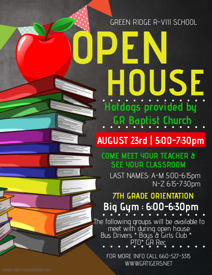 Flyer for Open House Event