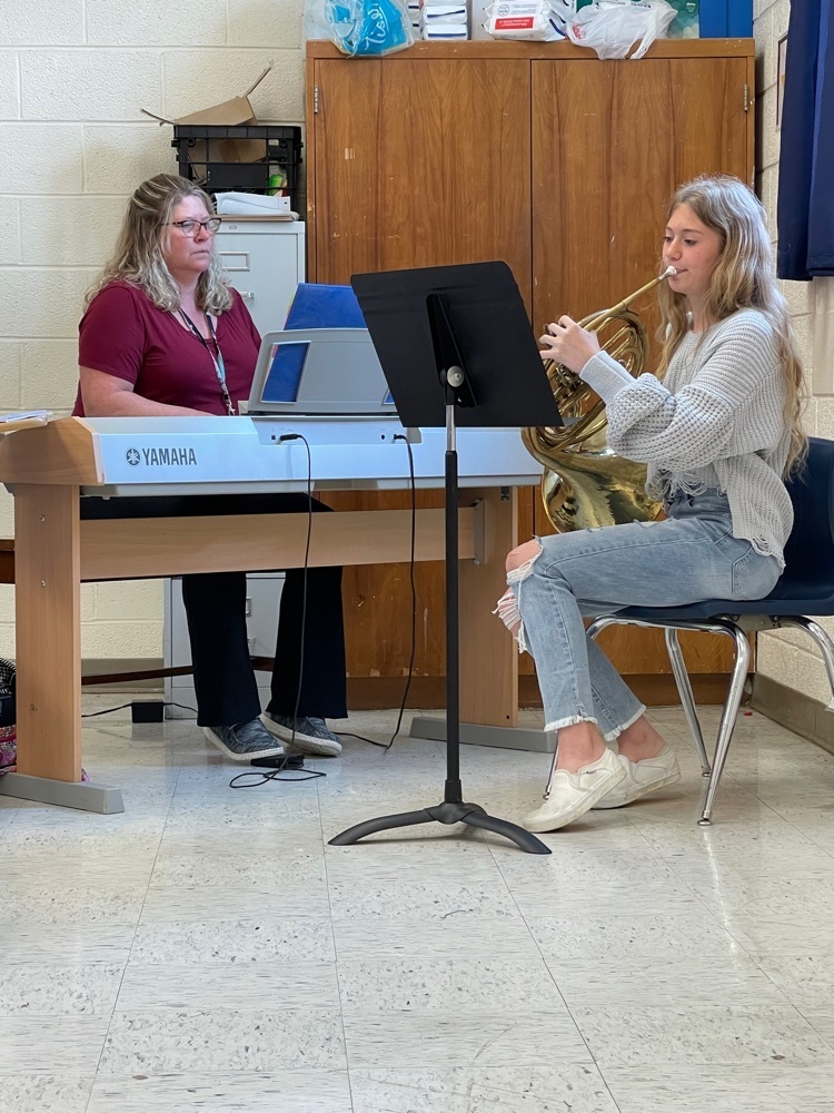 Rylee Donaldson, 8th grade French Horn accompanied by Kristy Allen