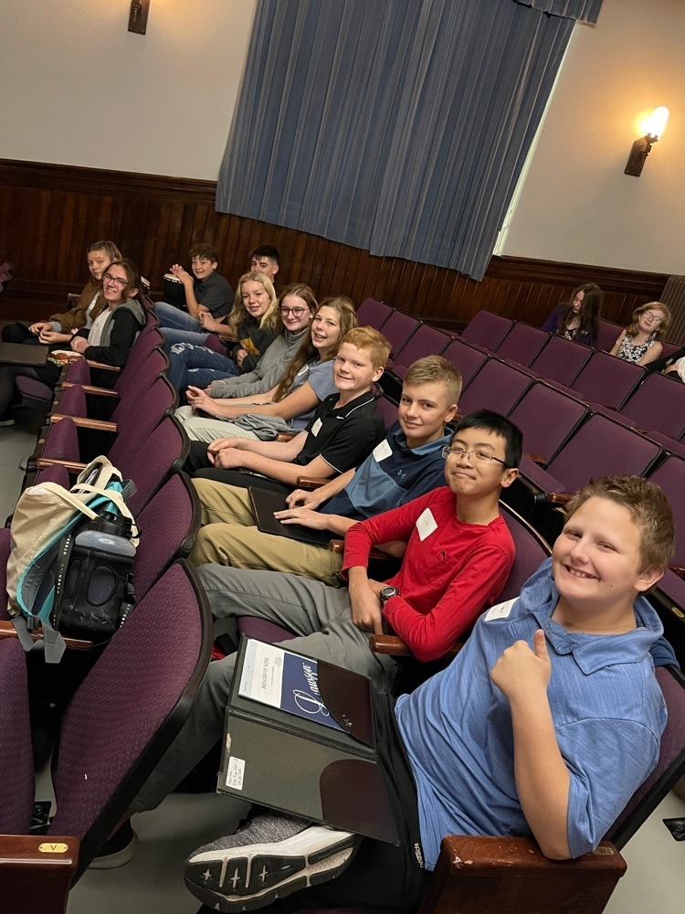 7th & 8th grade at the Junior High Honor Choir event in Warrensburg, MO